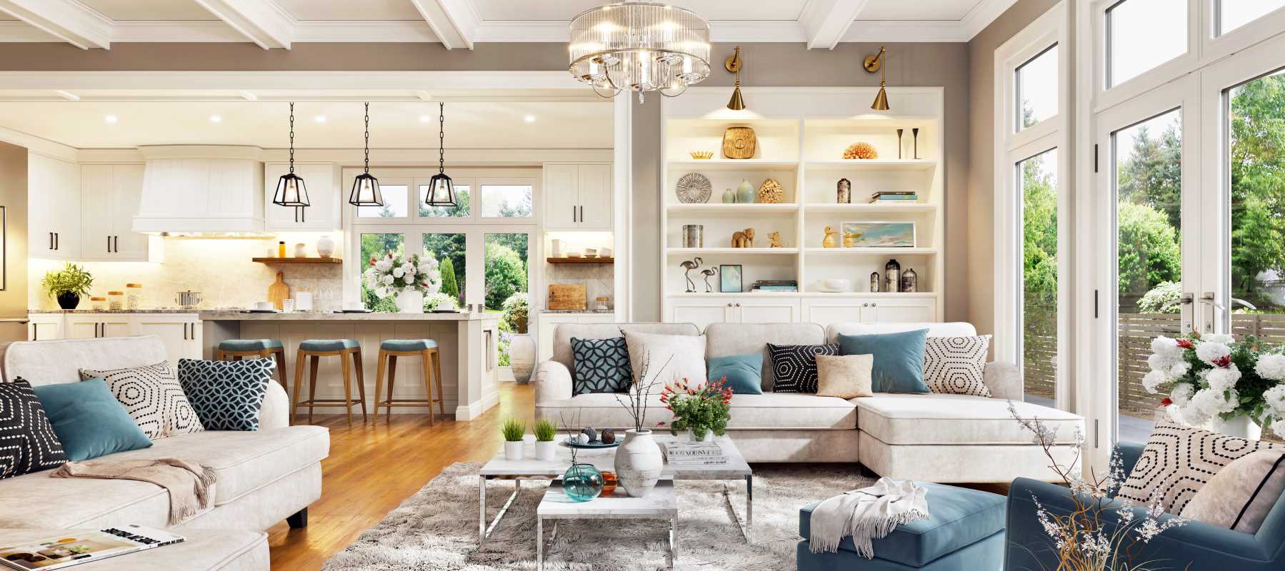 Three Key Tips for Creating a Balanced Open-Concept Living Space